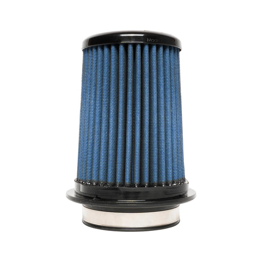 Injen SuperNano Web Dry Air Filter w/ Twist Lock Base- 3.5in Flange ID / 5.5in Base / 6.3in Height - X-1135-BB