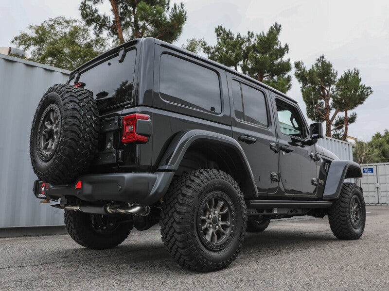 aFe 21-22 Jeep Wrangler JL Vulcan Series Stainless Steel Cat-Back Exhaust System - 49-38101