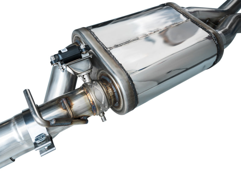 AWE Tuning 22-24 Ford Bronco Raptor 4WD Dual BashGuards Cat-Back SwitchPath Exhaust (No Tips) - 3025-31327