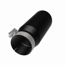 Load image into Gallery viewer, MagnaFlow Tip Stainless Black Coated Single Double Round Single Outlet 5in Dia 4in Inlet 13in L - 35240
