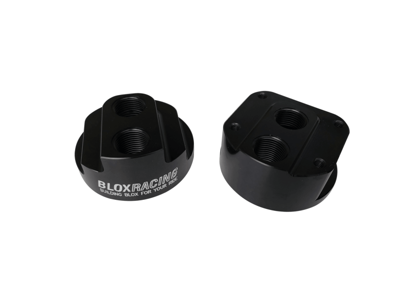 BLOX Racing Remote Oil Filter Relocation Kit - Black - BXGA-00115-BK