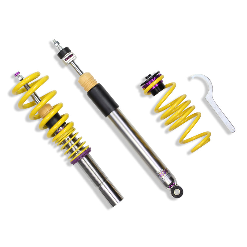 KW Coilover Kit V3 Audi A4 S4 (8K/B8) w/o electronic dampening control Sedan FWD + Quattro - 35210075