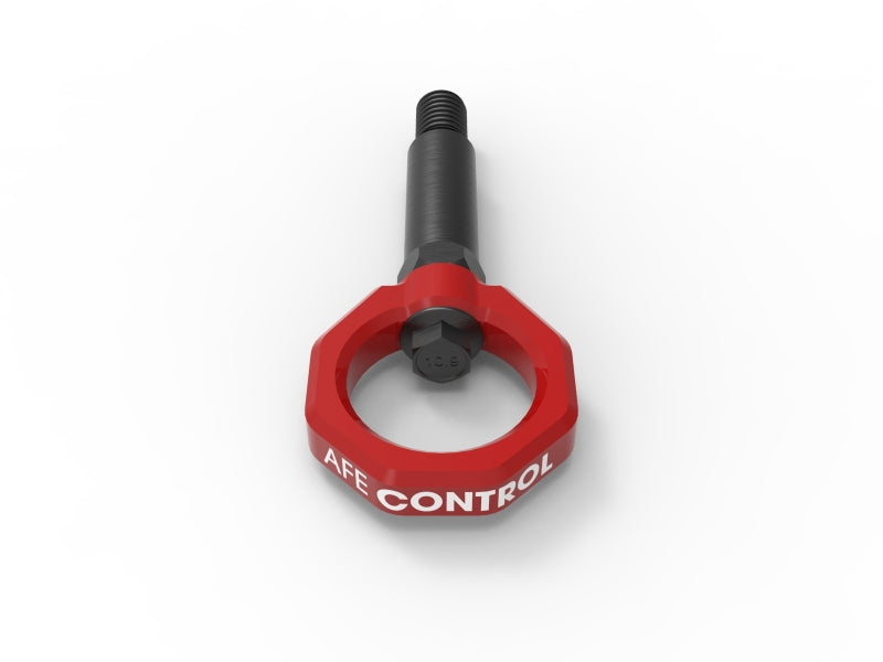 aFe Control Front Tow Hook Red BMW F-Chassis 2/3/4/M - 450-502001-R