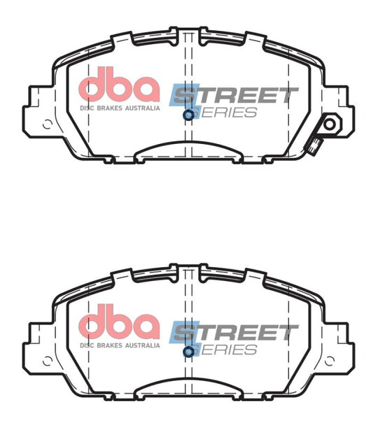DBA 16-18 Honda Accord LX/EX/EX-L Street Series Front Brake Pads - DB2304SS