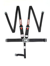 Load image into Gallery viewer, RaceQuip Black L &amp; L 5pt HNR Seat Belt - 717007