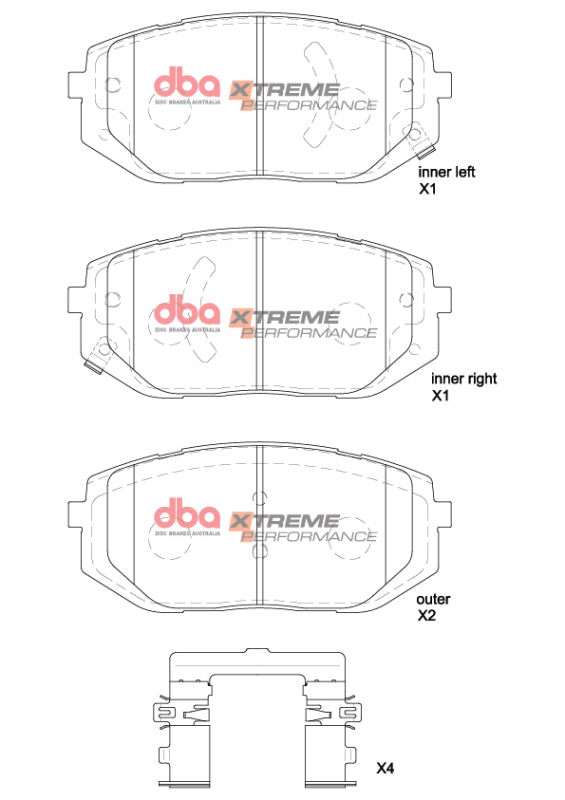 DBA 22-23 Hyundai Ioniq 5 XP Performance Front Brake Pads - DB2647XP