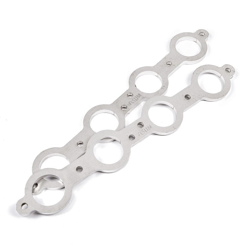 Stainless Works Chevrolet LS1/LS6 Round Port Header 304SS Exhaust Flanges 2in Primaries - HFLS1200