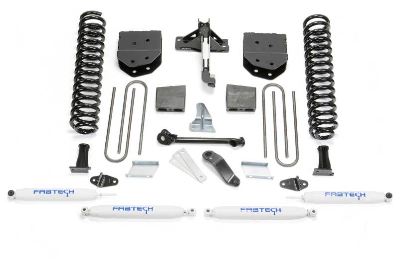 Fabtech 08-16 Ford F350/450 4WD 8 Lug 6in Basic Sys w/Perf Shks - K2130