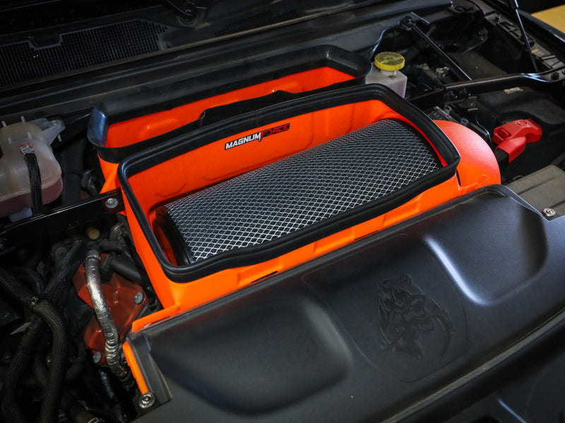 aFe 21-23 RAM 1500 TRX V8-6.2L SC Magnum FORCE Stage2 Orange Edition Cold Air Intake System w/Pro 5R - 54-13072KN