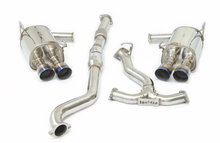 Load image into Gallery viewer, Invidia 2022+ Subaru WRX Q300 Single Layer Titanium Burnt Quad Tip Cat-back Exhaust - HS22WRXG2T