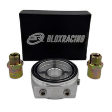 Load image into Gallery viewer, BLOX Racing Oil Filter Block Adapter Silver / For Oil Pressure / Oil Temperature - BXGA-00105-SI