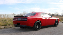Load image into Gallery viewer, Corsa 2015-2023 Dodge Challenger Hellcat Dual Rear Exit Sport Exhaust w/ 3.5in Black Tips - 14987BLK