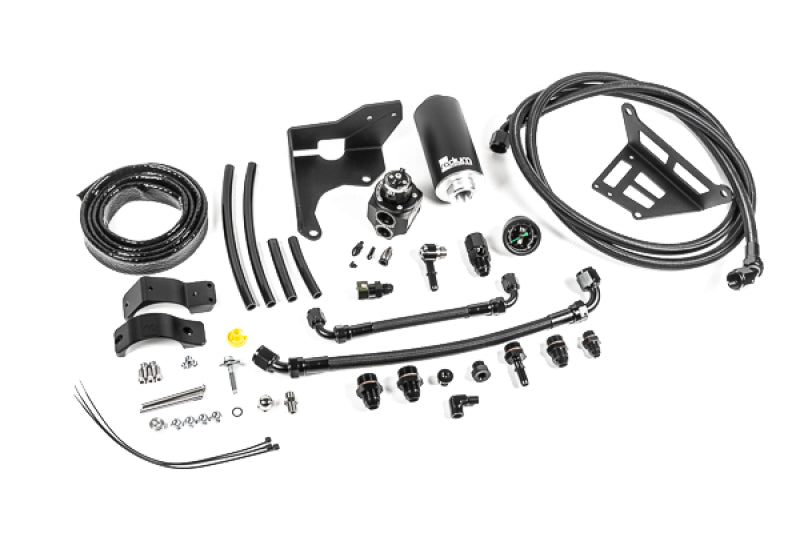 Radium Engineering 14-19 Chevrolet Corvette Fuel Hanger Plumbing Kit w/ Stainless Filter - 20-1011-03