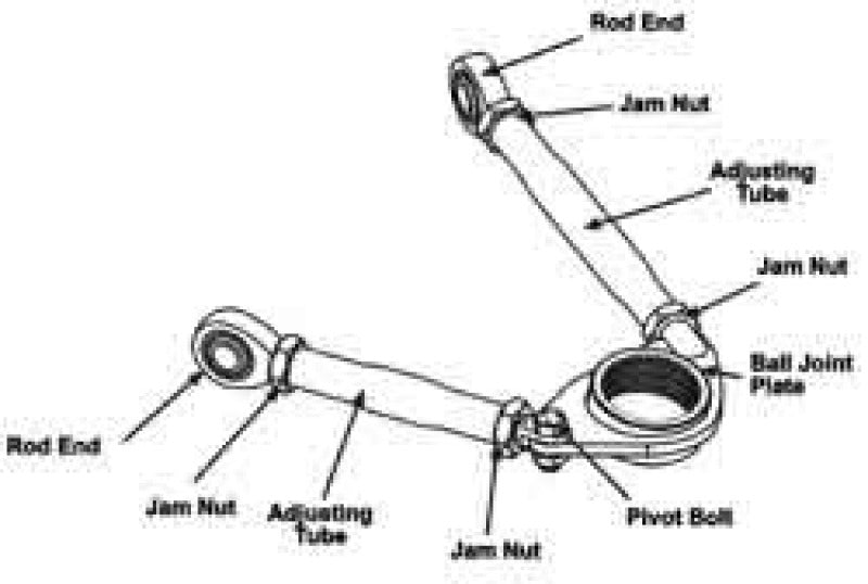 SPC Performance Pro Series Front Adjustable Upper Control Arm (Chrysler Thread-In 10deg) (Race Only) - 92052