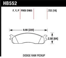 Load image into Gallery viewer, Hawk Super Duty Street Front Brake Pads - HB552P.722
