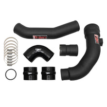 Load image into Gallery viewer, Injen 17-22 Ford F250/F/350/F-450/F-550 V8-6.7L Turbo Diesel Wrinkle Black Intercooler Piping Kit - SES9004ICPWB
