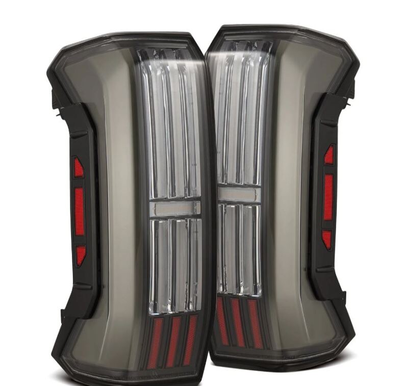 AlphaRex 22-24 Toyota Tundra NOVA-Series Prismatic LED Tail Lights - Black - 673000