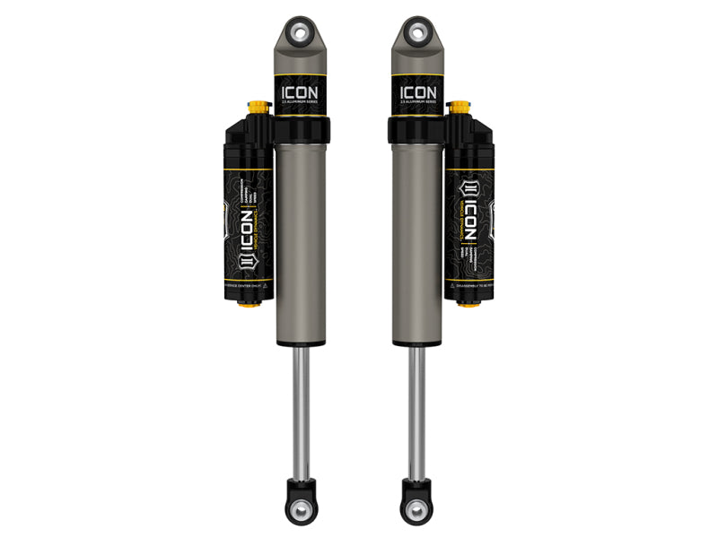 ICON 2021+ Ford F150 2WD 0-1in Lift Rear V.S. 2.5 Alum. Series Shocks Piggyback Res. w/ CDXS - Pair - 97722XP