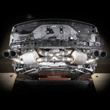 Load image into Gallery viewer, Stainless Works 20-21 Chevrolet Corvette C8 6.2L Legend Cat-Back Exhaust w/ Matte Black Tips - C8CBL-B