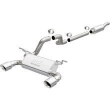 Load image into Gallery viewer, MagnaFlow 2018 Jeep Wrangler L4-2.0L 3in 409SS Cat-Back Exhaust System w/Dual Split Rear Exit - 19438