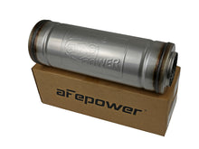 Load image into Gallery viewer, aFe MACH Force-Xp Muffler 3 IN ID Center/Center x 5 IN Dia. x 14 IN L - Round Body - 49M30049