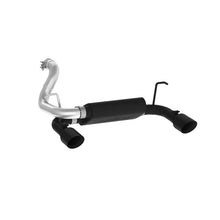 Load image into Gallery viewer, MBRP 2018+ Jeep Wrangler (JL) 3.6L V6 Dual Rear Exit Axle Back BLK Exhaust System - S5529BLK