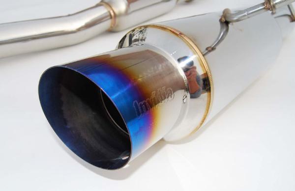 Invidia 02-07 WRX/STi 76mm N1 REGULAR Titanium Tip Cat-back Exhaust - HS02SW1GTT
