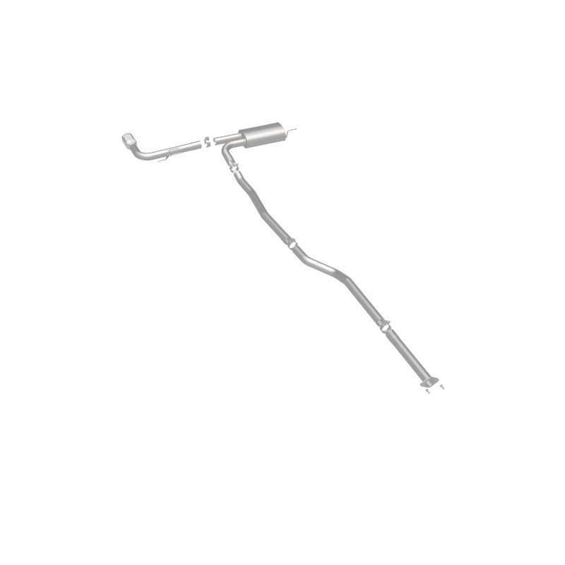 MagnaFlow Cat Back, SS, 2.5in, Street, Single Straight Pass. Polished 4in Tip, 2015 Ford Fusion 2.5L - 19096