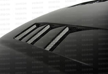 Load image into Gallery viewer, Seibon 99-00 Honda Civic (EM1/EJ6/7/8/EK9) TS-Style Carbon Fiber Hood - HD9900HDCV-TS