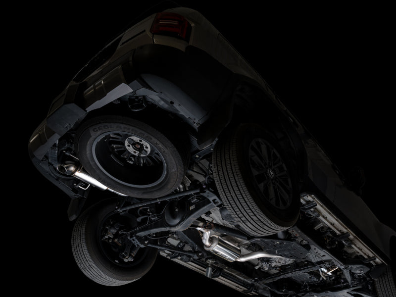 AWE Tuning 2024+ Toyota Land Cruiser / 2025+ Toyota 4Runner 0FG Cat-Back Exhaust w/ BashGuard - 3015-28056