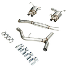 Load image into Gallery viewer, AWE Tuning 2015+ Subaru WRX VA Sedan Touring Edition Exhaust - Chrome Silver Tips (102mm) - 3015-42098