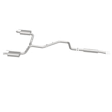 Load image into Gallery viewer, MagnaFlow Cat-Back SS 2.25/2.5in Dual Split Rear Exit Polished 3in Tip 2015 Chev Impala 3.6L V6 - 19023