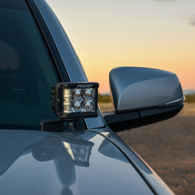 Rigid Industries 16-20 Toyota Tacoma A-Pillar Light Kit w/D-SS Flood - 46707