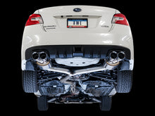 Load image into Gallery viewer, AWE Tuning 2015+ Subaru WRX VA Sedan Touring Edition Exhaust - Chrome Silver Tips (102mm) - 3015-42098