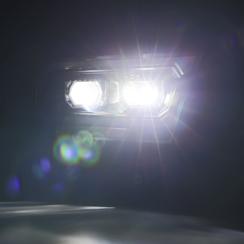 AlphaRex 19-22 Dodge Ram 1500 LUXX LED Proj Headlights Black w/Seq Activation Light/Seq Signal/DRL - 880576