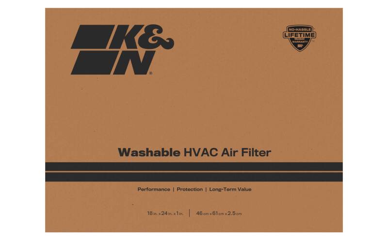 K&N HVAC Filter 18 X 24 X 1 Merv 8 - HVC-8-11824