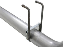 Load image into Gallery viewer, aFe Rebel XD 4in SS DPF-Back Exhaust 17-18 Ford Diesel Trucks V8-6.7L (td) w/ Dual Black Tips - 49-43102-B