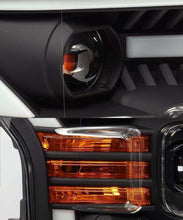 Load image into Gallery viewer, AlphaRex 15-17 Ford F-150 LUXX LED Projector Headlights Plank Style Black w/Activ Light/DRL - 880167