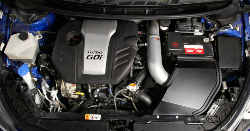 K&N 14-16 Kia Forte Coup L4-1.6L F/I Silver Typhoon Short Ram Intake - 69-5316TS
