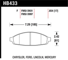 Load image into Gallery viewer, Hawk HPS Street Brake Pads - HB433F.654