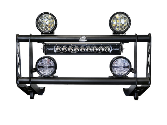 aFe 2024+ Toyota Land Cruiser (J250) L4 2.4L Terra Guard Bull Bar w/ RIGID Lights - 79-27021L