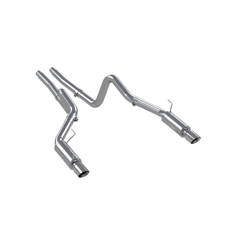 MBRP 05-09 Ford Shelby GT500 / GT Dual Split Rear Race Version, T409 4in Tips Exhaust System - S7270409