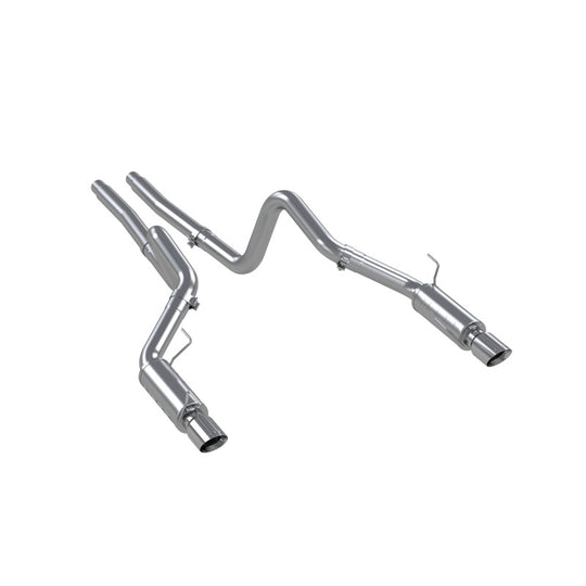 MBRP 05-09 Ford Shelby GT500 / GT Dual Split Rear Race Version, T409 4in Tips Exhaust System - S7270409
