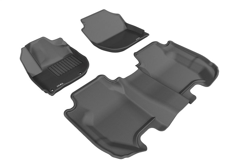 3D MAXpider 15-20 Honda Fit Kagu Black Full Set - L1HD05501509