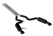 Load image into Gallery viewer, MBRP 15 Ford Mustang GT 5.0 Convertible Black 3in Cat Back Dual Split Rear Exit (Street Version) - S7239BLK