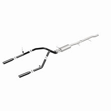 Load image into Gallery viewer, MagnaFlow SYS Cat-Back 3.5in Black Dual Split Rear Tips 10-13 Chevy Silverado / GMC Sierra 5.3L - 15362
