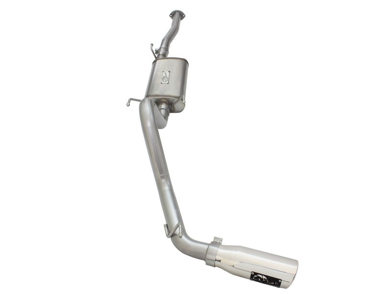 aFe MACH Force XP 2.5in Cat-Back Stainless Steel Exhaust w/Polished Tip Toyota Tacoma 13-14 2.7L - 49-46024-P