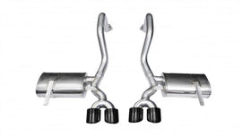 Corsa 1997-2004 Chevrolet Corvette C5 Z06 5.7L V8 Black Xtreme Axle-Back Exhaust - 14961BLK