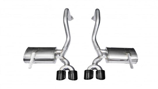 Corsa 1997-2004 Chevrolet Corvette C5 Z06 5.7L V8 Black Xtreme Axle-Back Exhaust - 14961BLK