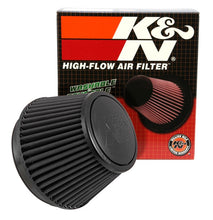Load image into Gallery viewer, K&amp;N Universal Rubber Filter Round Tapered 6in Flange ID x 7.5in Base OD x 5.25in Top OD x 6.75in H - RU-3106HBK